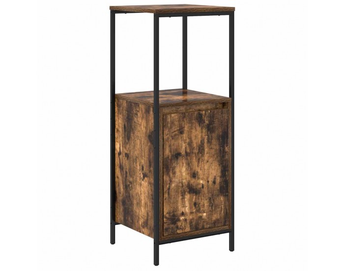 Sonata H Комплект мебели за баня с чекмедже 3 pcs Опушен дъб и черно