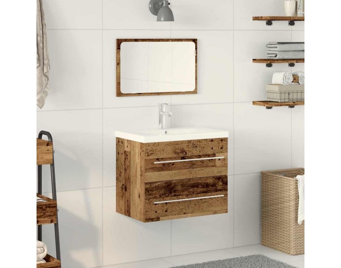 Sonata H Шкаф с мивка с чекмедже 2 pcs Старо дърво 60 x 38.5 x 48 cm