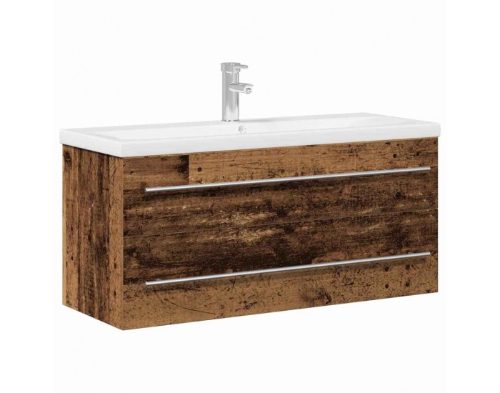 Sonata H Шкаф с мивка с чекмедже 2 pcs Старо дърво 100 x 38.5 x 48 cm