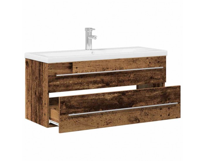 Sonata H Шкаф с мивка с чекмедже 2 pcs Старо дърво 100 x 38.5 x 48 cm