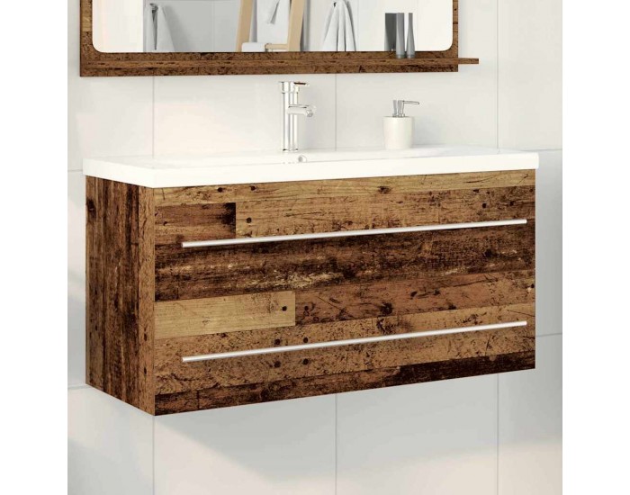 Sonata H Шкаф с мивка с чекмедже 2 pcs Старо дърво 100 x 38.5 x 48 cm