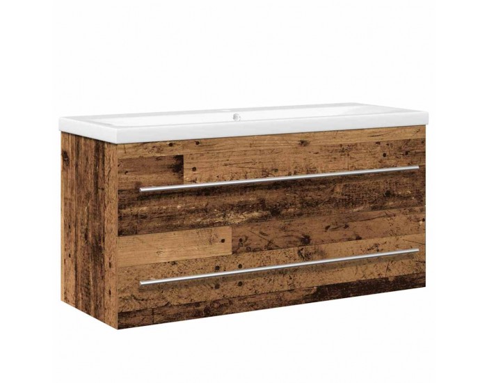 Sonata H Шкаф с мивка с чекмедже 2 pcs Старо дърво 100 x 38.5 x 48 cm