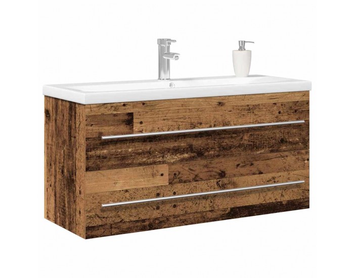 Sonata H Шкаф с мивка с чекмедже 2 pcs Старо дърво 100 x 38.5 x 48 cm