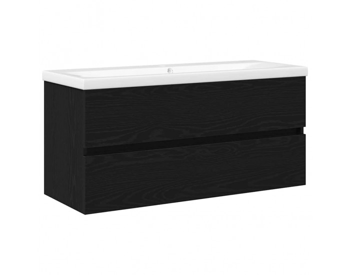 Sonata H Шкаф за мивка Черен дъб 100 x 39 x 62 см Инженерно дърво