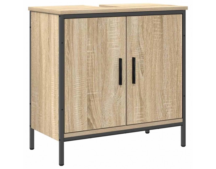 Sonata H Комплект мебели за баня с рафт 2 pcs Кафяво 60 x 30 x 60 cm