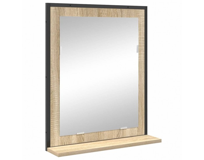 Sonata H Комплект мебели за баня с рафт 3 pcs Кафяво 60 x 33 x 60 см