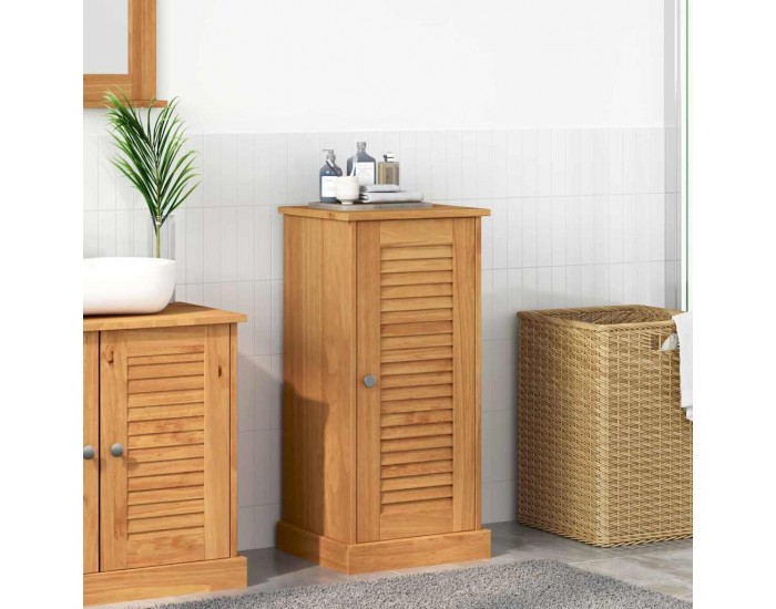 Sonata H Шкаф за баня с рафт с врата VIGO Меденокафяво 37 x 34 x 80 см