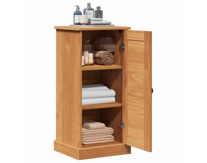 Sonata H Шкаф за баня с рафт с врата VIGO Меденокафяво 37 x 34 x 80 см