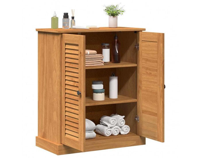 Sonata H Шкаф за баня Друг VIGO Кафяво Борово дърво масив