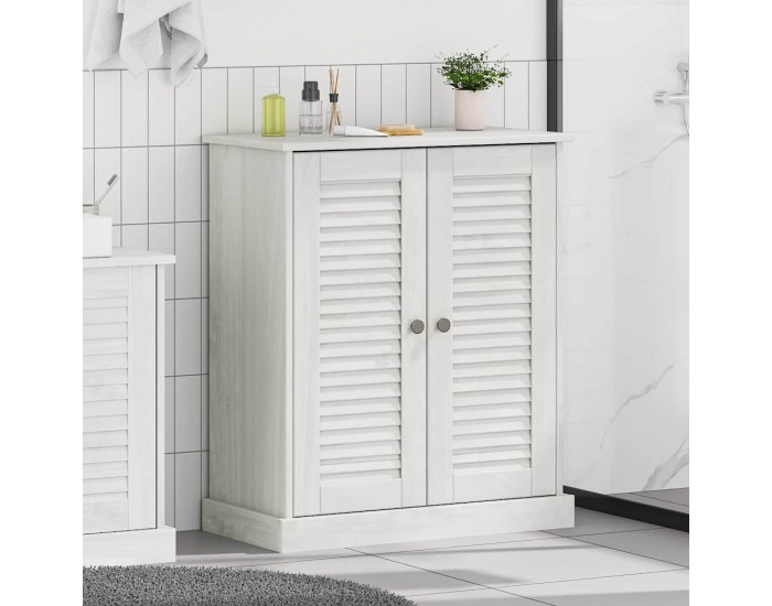 Sonata H Шкаф за баня Друг VIGO Кафяво Борово дърво масив