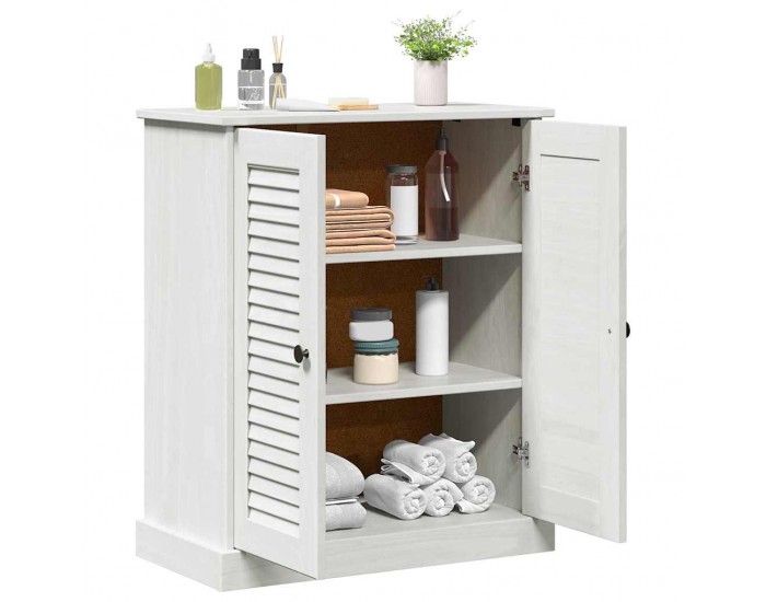 Sonata H Шкаф за баня Друг VIGO Кафяво Борово дърво масив