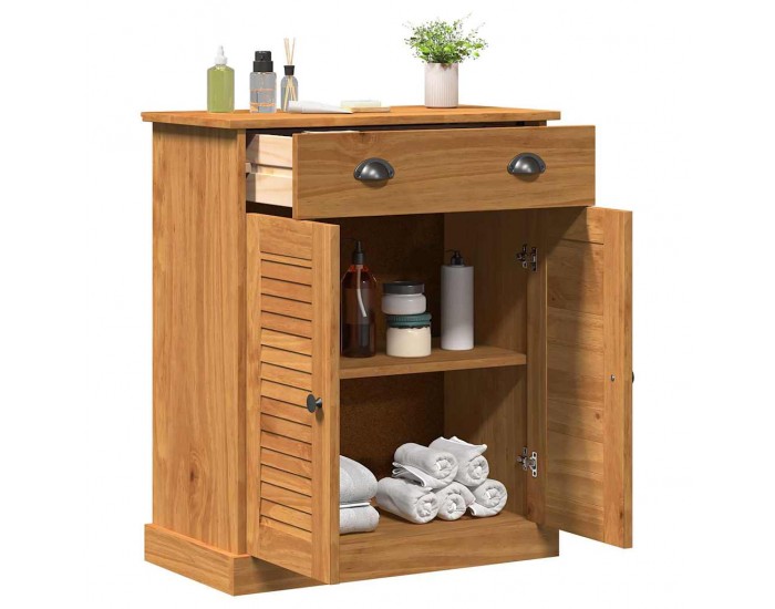 Sonata H Шкаф за баня със съхранение VIGO Меденокафяво 67.5 x 34 x 80 см