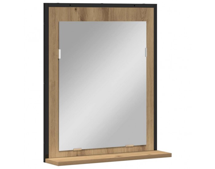 Sonata H Огледало за баня дъб артизан 50 x 12 x 60 см Инженерно дърво