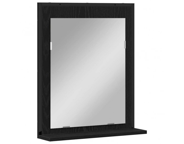 Sonata H Огледало за баня Черен дъб 50 x 12 x 60 см Инженерно дърво