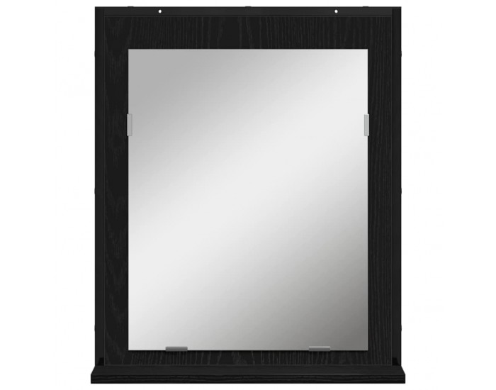 Sonata H Огледало за баня Черен дъб 50 x 12 x 60 см Инженерно дърво