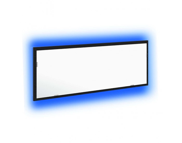 Sonata H LED огледало за баня с огледало Черен дъб 100 x 8.5 x 37 см