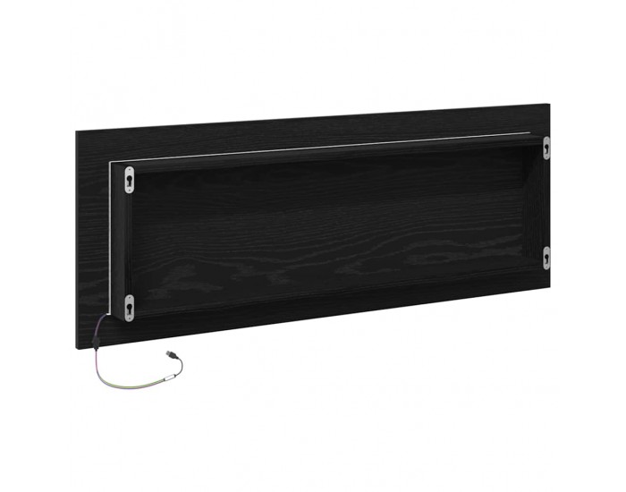 Sonata H LED огледало за баня с огледало Черен дъб 100 x 8.5 x 37 см