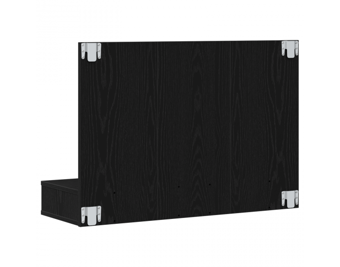 Sonata H Шкаф с огледало Черен дъб 90 x 31.5 x 62 см Инженерно дърво