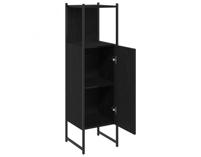 Sonata H Шкаф за баня Черен дъб 33 x 33 x 120.5 см Инженерно дърво