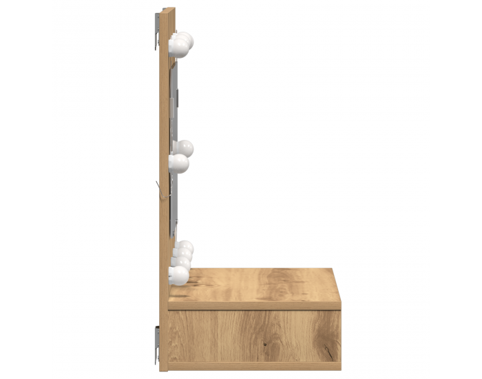 Sonata H Шкаф с огледало дъб артизан 62 x 31.5 x 62 см Инженерно дърво