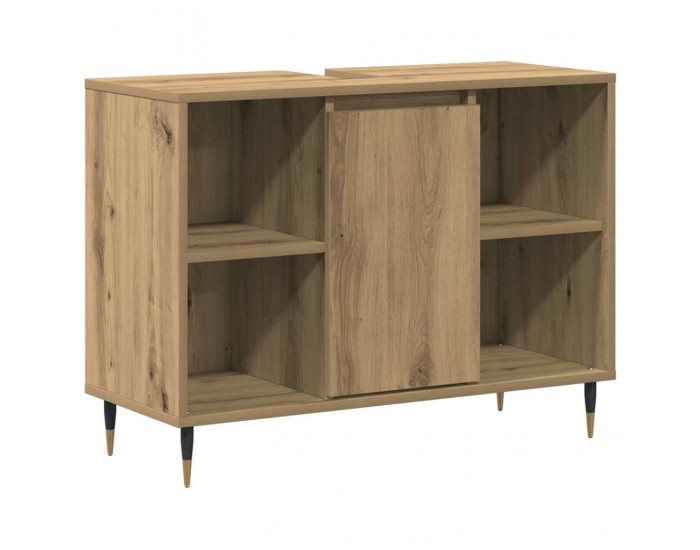 Sonata H Шкаф за баня с рафт дъб артизан 80 x 33 x 60 см Инженерно дърво