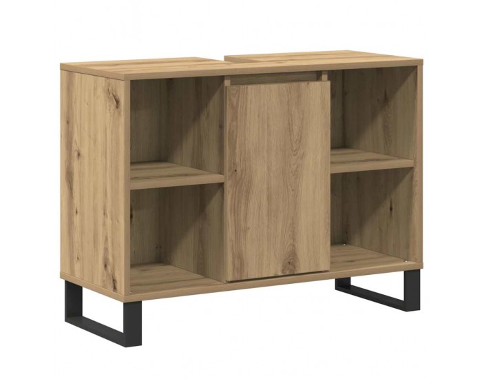 Sonata H Шкаф за баня с рафт дъб артизан 80 x 33 x 60 см Инженерно дърво