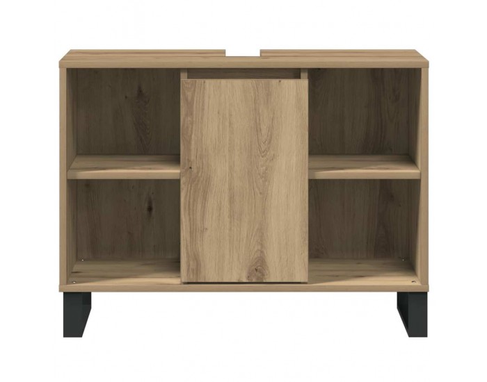 Sonata H Шкаф за баня с рафт дъб артизан 80 x 33 x 60 см Инженерно дърво