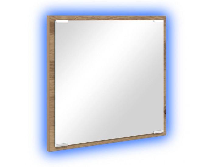 Sonata H LED огледало за баня с огледало дъб артизан 40 x 8.5 x 37 см