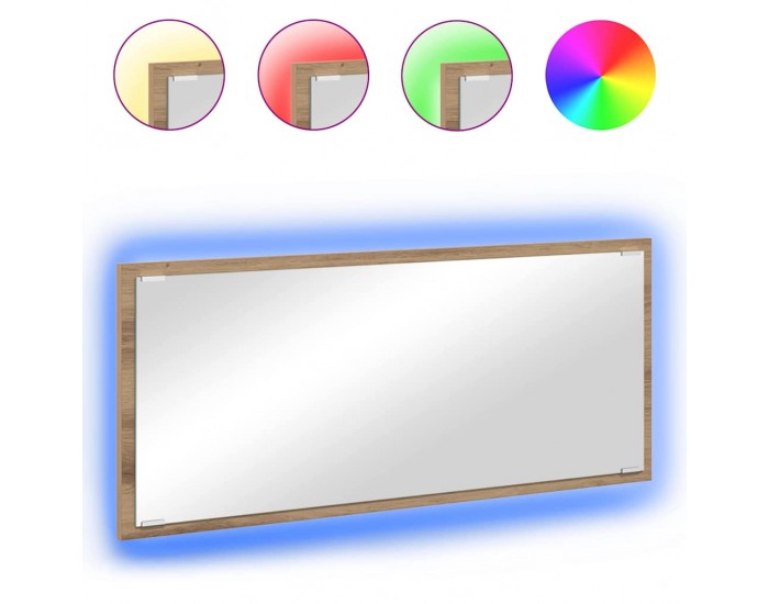 Sonata H Огледало дъб артизан 90 x 8.5 x 37 см Инженерно дърво