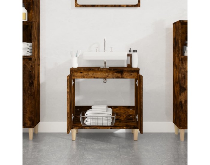 Sonata H Шкаф за мивка, опушен дъб, 58x33x60 см, инженерно дърво