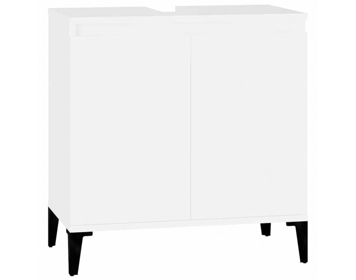 Sonata H Шкаф за мивка, бял, 58x33x60 см, инженерно дърво