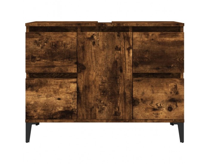 Sonata H Шкаф за мивка, опушен дъб, 80x33x60 см, инженерно дърво