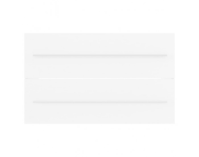 Sonata H Шкаф за баня с вградена мивка, бял, ПДЧ