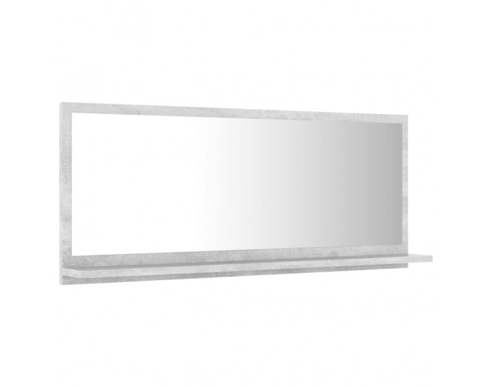 Sonata H Огледало за баня, бетонно сиво, 90x10,5x37 см, ПДЧ