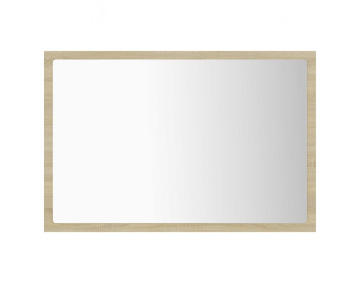 Sonata H LED огледало за баня, дъб сонома, 60x8,5x37 см, акрил