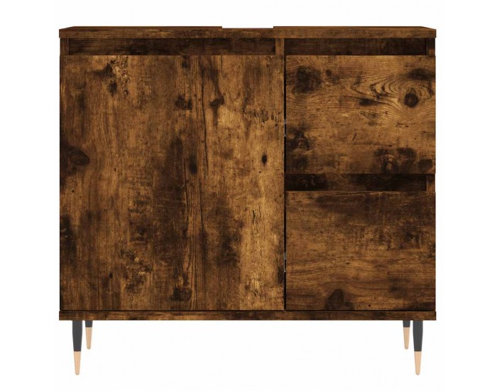 Sonata H Шкаф за баня, опушен дъб, 65x33x60 см, инженерно дърво