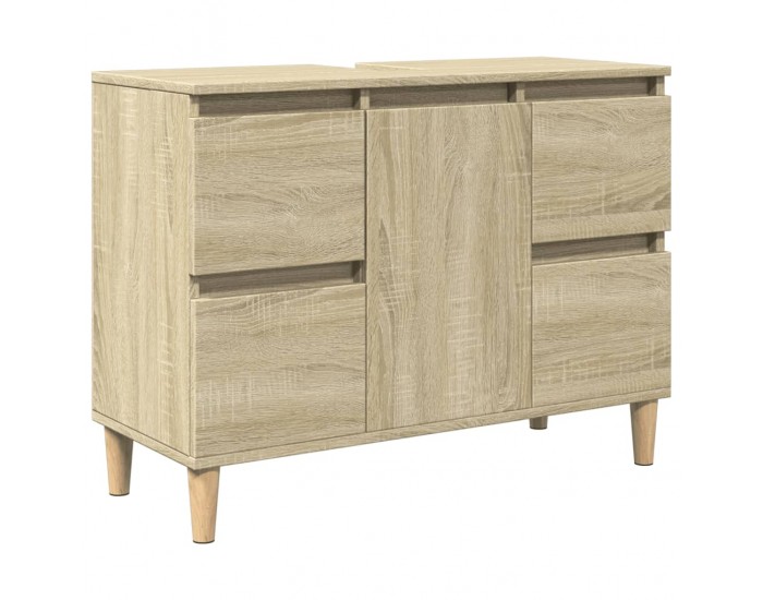 Sonata H Шкаф за мивка, дъб сонома, 80x33x60 см, инженерно дърво