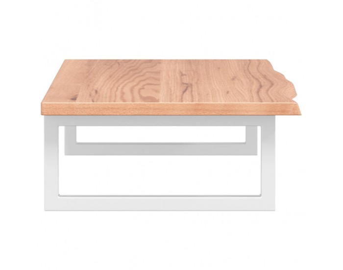 Sonata H Стенен рафт за мивка, стомана и масивно дърво дъб