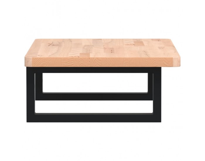 Sonata H Стенен рафт за мивка, стомана и масивно дърво бук