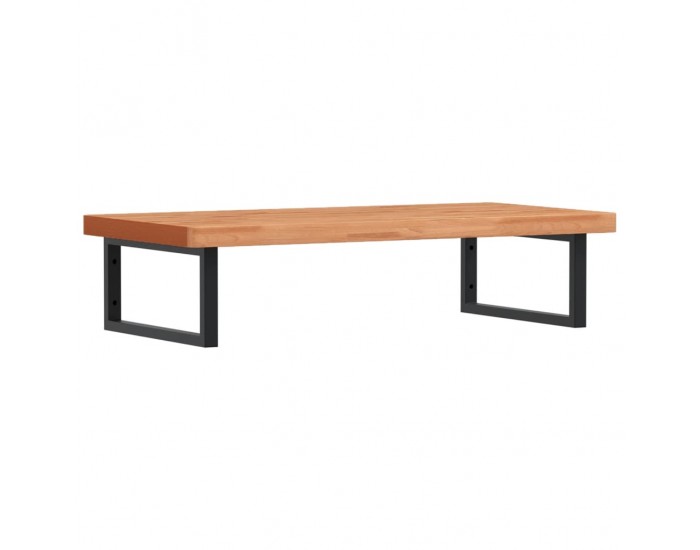 Sonata H Стенен рафт за мивка, стомана и масивно дърво бук