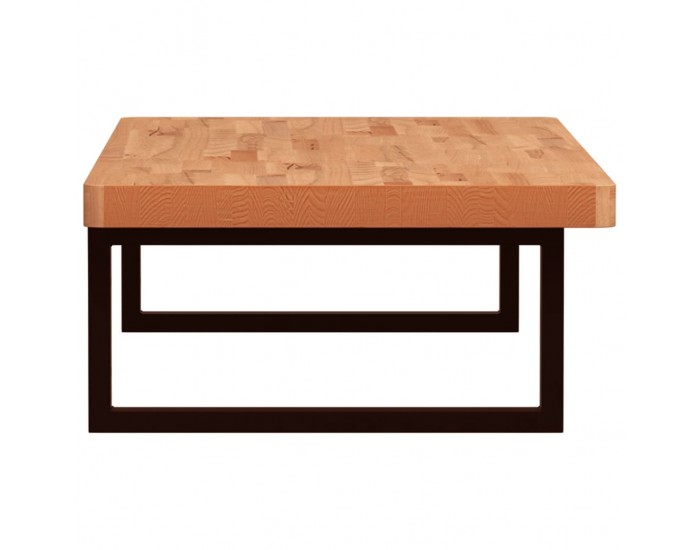 Sonata H Стенен рафт за мивка, стомана и масивно дърво бук