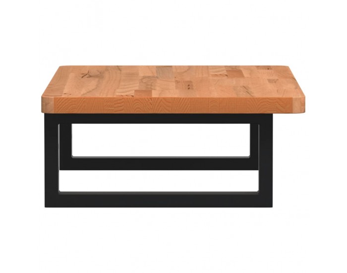 Sonata H Стенен рафт за мивка, стомана и масивно дърво бук