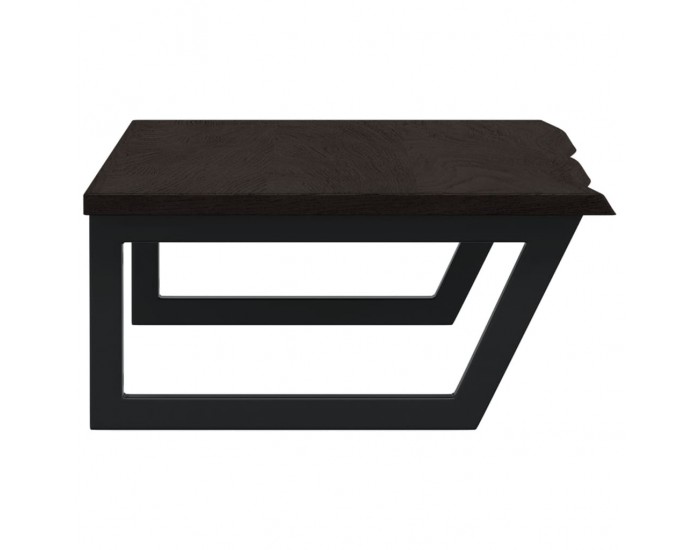 Sonata H Стенен рафт за мивка, стомана и масивно дърво дъб