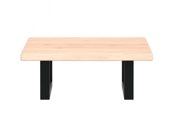 Sonata H Стенен рафт за мивка, стомана и масивно дърво дъб