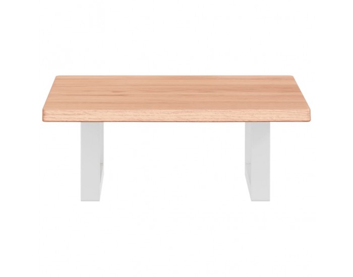 Sonata H Стенен рафт за мивка, стомана и масивно дърво дъб