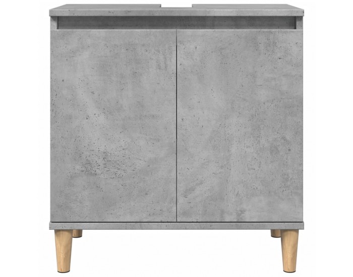 Sonata H Шкаф за мивка, бетонно сиво, 58x33x60 см, инженерно дърво