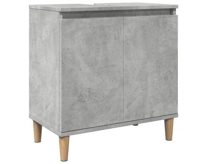 Sonata H Шкаф за мивка, бетонно сиво, 58x33x60 см, инженерно дърво