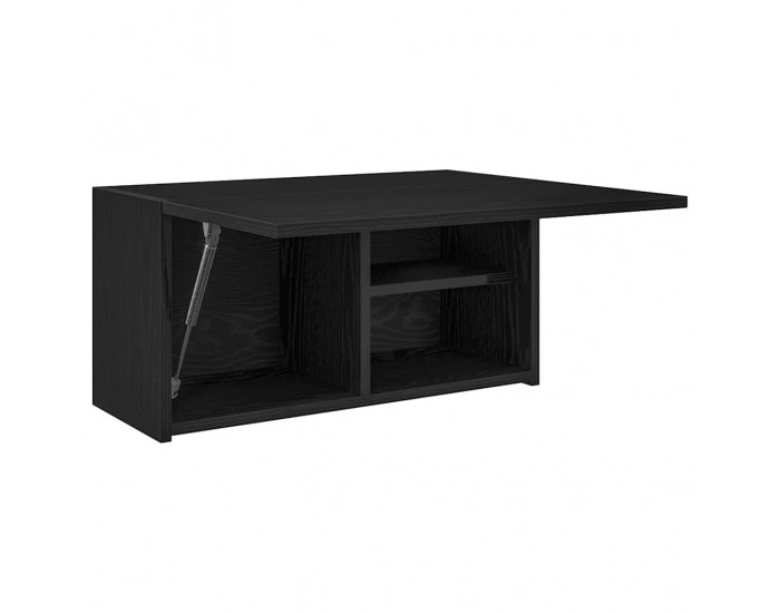 Sonata H Стенен шкаф за баня, черни, 60x25x30 см, инженерно дърво