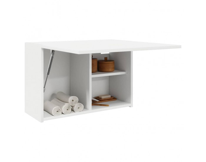 Sonata H Стенен шкаф за баня, бял, 60x25x40 см, инженерно дърво