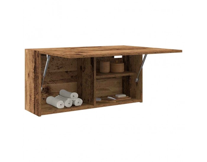 Sonata H Стенен шкаф за баня, старо дърво, 80x25x40 см, инженерно дърво